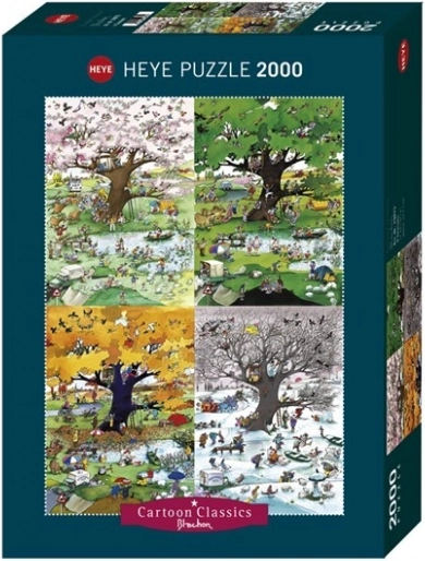 Puzzle 2000 de piese HEYE – Patru anotimpuri