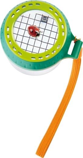 Prinde și observă: plasă și recipient cu lupă