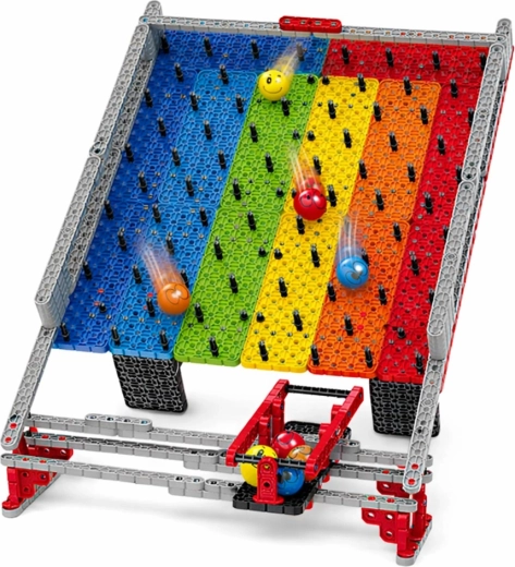 Suprafață de joc curcubeu cu obstacole