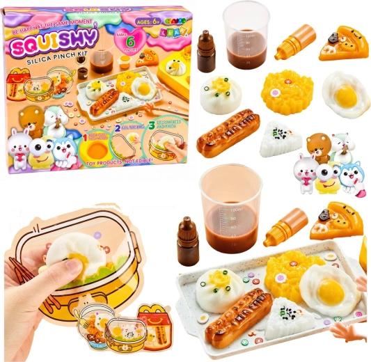 Set creativ pentru realizarea de squishy – mic dejun DIY