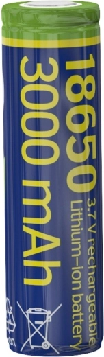 Baterie litiu-ion 18650, 3,7 V, 3000 mAh, poli plați (10C)