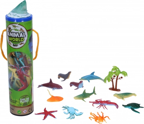 Set de animale 12 bucăți în tub