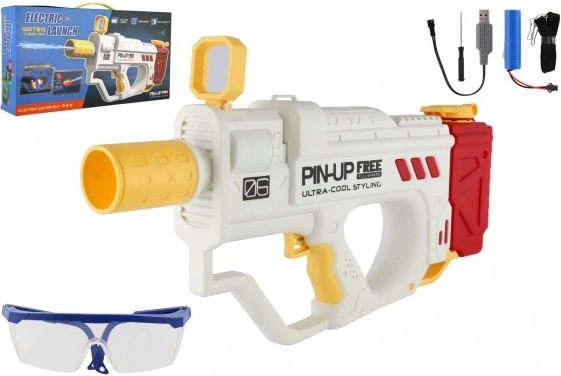 Pistolă cu apă electrică 40 cm cu sunet și rezervor mare