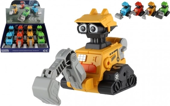 Robot spațial cu mecanism inerțial – robot de plastic care se deplasează 14 cm, 4 tipuri