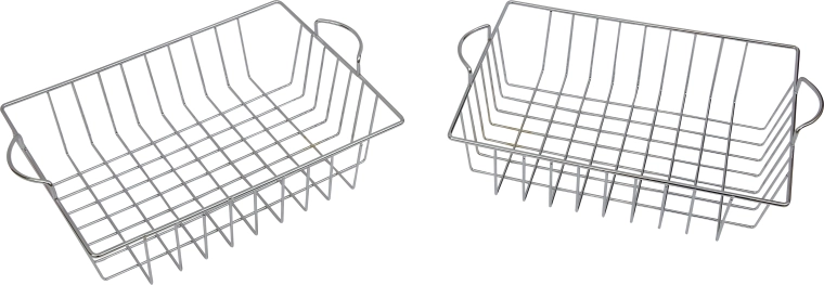 Masterkidz set de 2 coșuri metalice – scurgător de vase pentru bucătăria copiilor