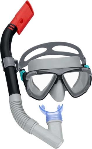 Mască Snorkel cu Tub Bestway pentru Snorkeling neagră 14+ – Negru