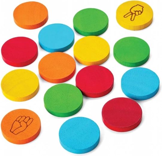 PlanToys mini pexeso piatră, foarfecă, hârtie