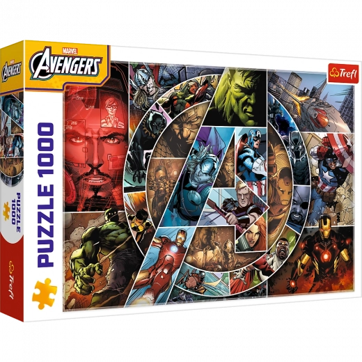 puzzle 1000 piese - Eroii Marvel Avengers