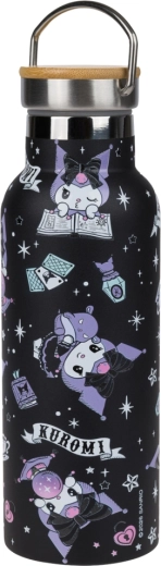 Sticlă termo BAAGL Kuromi fortune dream 500 ml cu capac din bambus