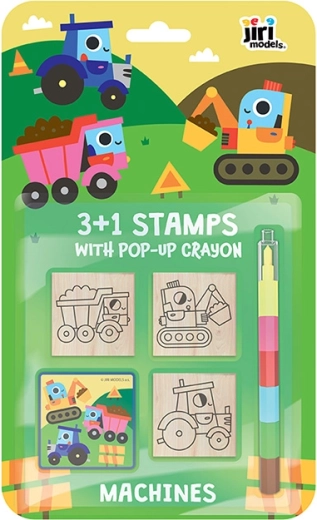 Ștampile 3+1 cu creion cerat – Utilaje
