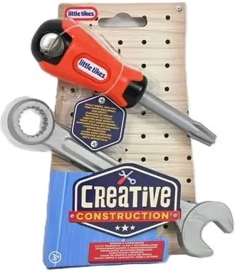 Set creativ Little Tikes cu cheie și șurubelniță