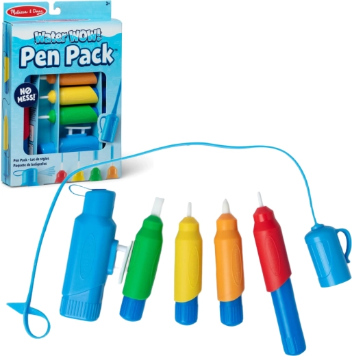 Melissa & Doug Water WOW! set de pixuri cu apă și pulverizator (4 buc.)