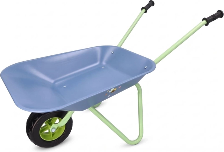 Roabă de grădină pentru copii din metal Adam Toys – albastră