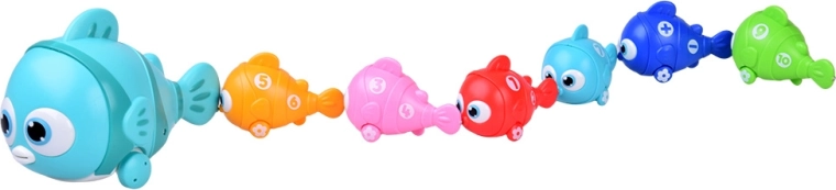 Trenuleț de pești pe roți