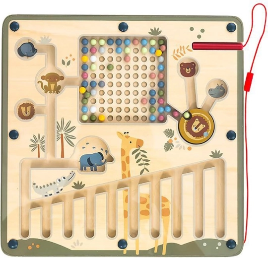 Labirint magnetic safari Baby Mix