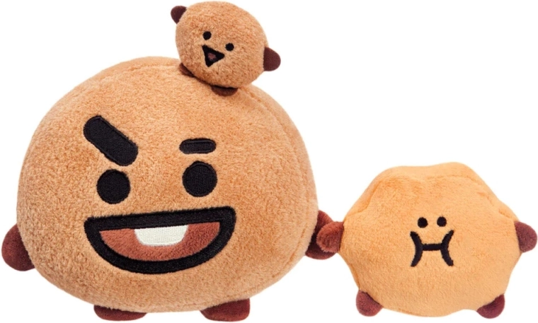 Figurină de pluș BT21 Shooky cca 18 cm - 1 bucată