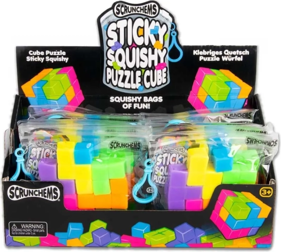 Puzzle tactil sub formă de cub