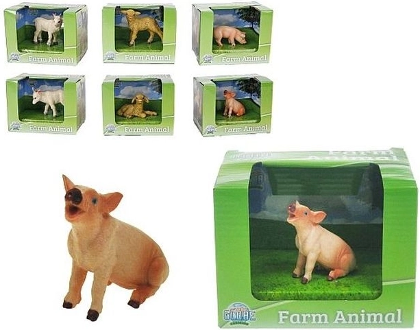 Kids Globe figurină de animal de fermă (oaie, porc sau capră) 1:32