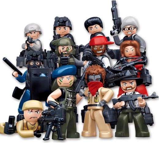 Sluban Figurină Polițist și Hoț