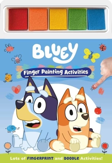 Amprentează degețelul Bluey – caiet creativ de amprente