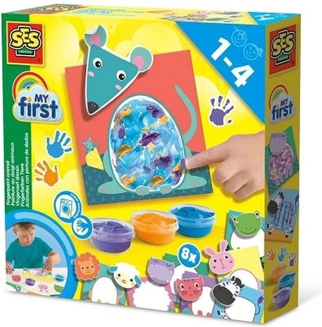 SES Creative My First Animăluțe – pictură cu degetele
