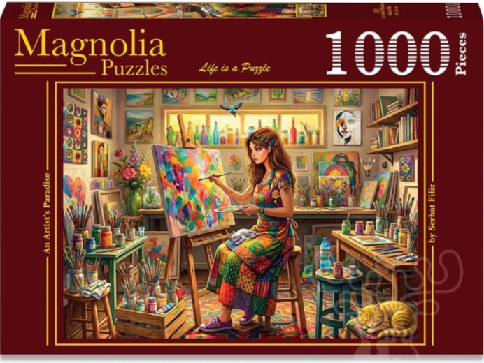 Puzzle Magnolia „Paradisul artiștilor” 1000 de piese