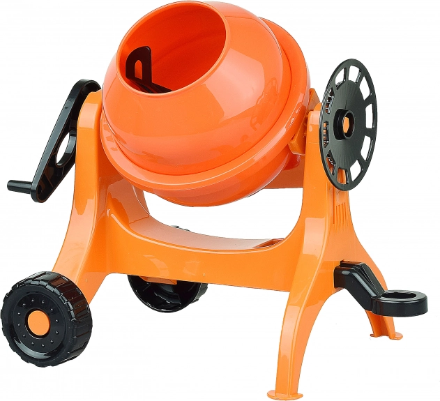 Betonieră mică portocalie Lena pentru copii