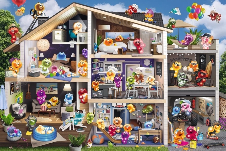 Puzzle Ravensburger Gelini Căsuță pentru păpuși 5000 buc