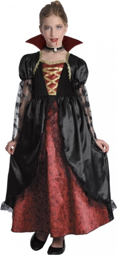 Costum de vampiriță pentru copii 130–140 cm