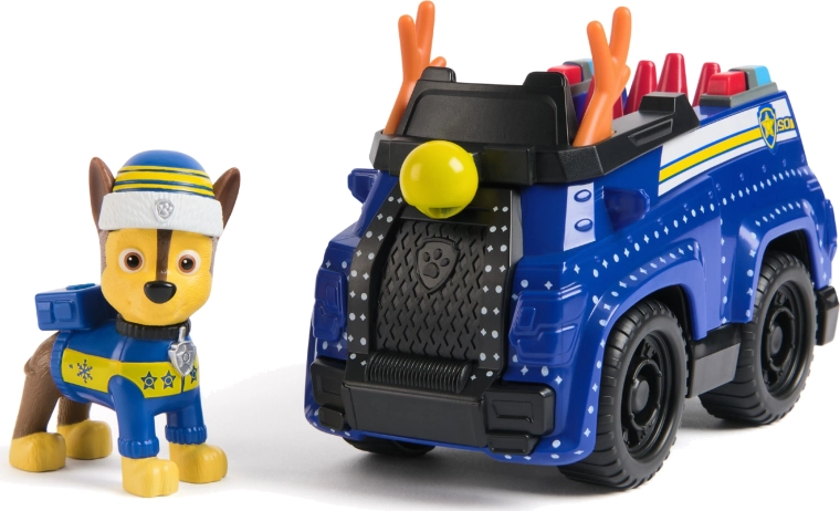 Mașină de poliție festivă cu figurina CHASE