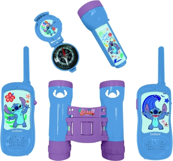 Binoclu și lanternă pentru explorare