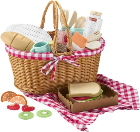 Coș de picnic din lemn FISHER-PRICE