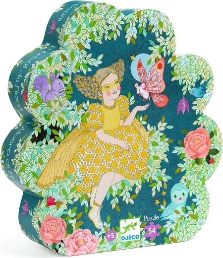 Puzzle Djeco în cutie Arborele zânei Flora – 54 de piese