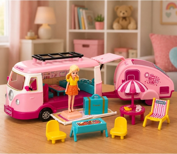 Accesorii de camping și păpușă pentru joc de rol