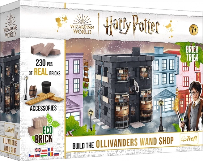Set de construcție BRICK TRICK HARRY POTTER Magazinul lui Ollivander din cărămizi, 230 piese