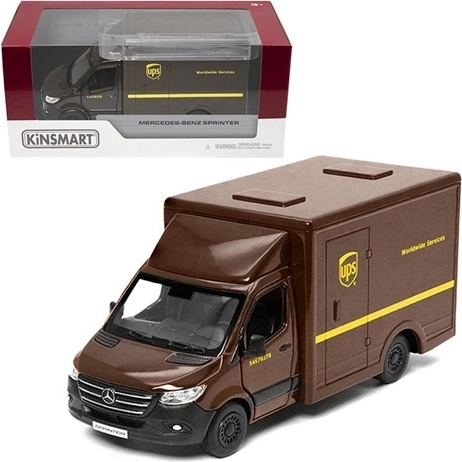 Kinsmart Mercedes-Benz Sprinter UPS la scara 1:48