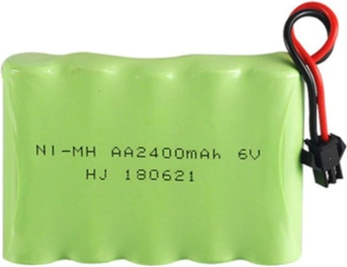 Pachet de acumulatori NiMH 6 V 2400 mAh cu conector JST-SM pentru RC crawler HB 1401/1402 - 1 bucată
