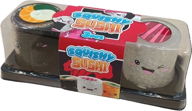 Jucărie antistres de strâns în formă de sushi - 1 bucată