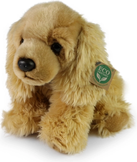 Câine de pluș Rappa, cocker spaniel, în poziție șezândă, Eco-Friendly, 30 cm