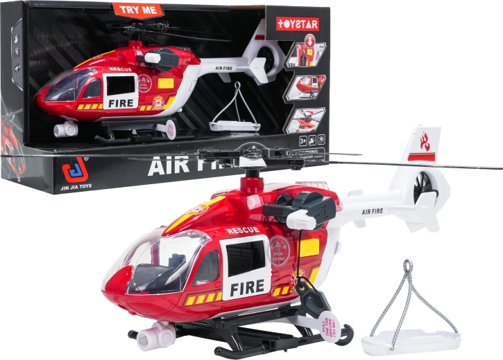 Elicopter interactiv de salvare pentru pompieri, scara 1:14