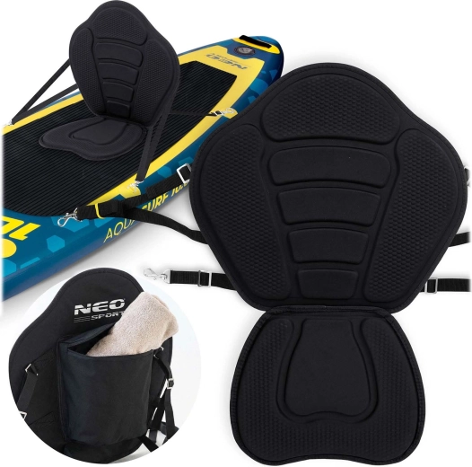 Șezut din spumă pentru paddleboard SUP – negru