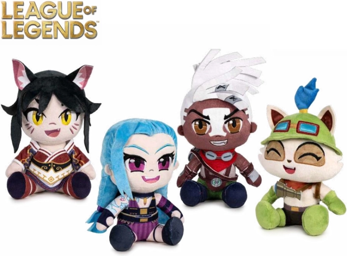 Figurine din pluș League of Legends 24 cm – Ahri, Jinx, Teemo, Ekko