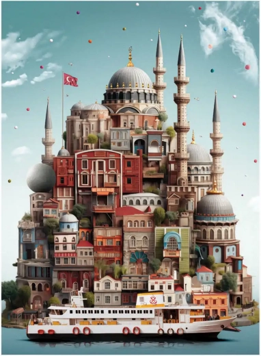 Puzzle ANATOLIAN Tophane 1000 piese