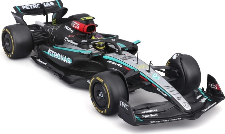 Design autentic Mercedes-AMG Petronas W15 (2024)