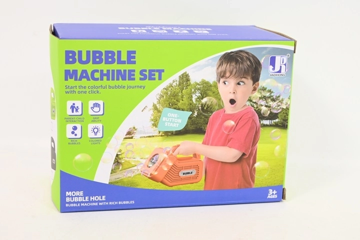 Mașină de făcut baloane cu lumini LED pe baterii (90 ml)