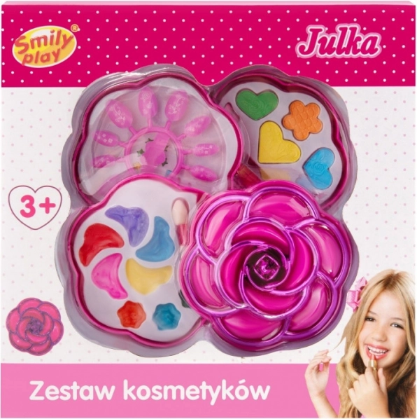 Set cosmetic în formă de floare, 4 piese