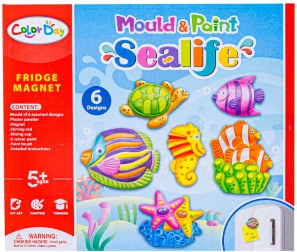 6 motive marine pentru turnare și colorare