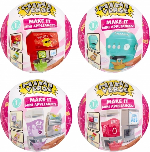 Miniverse Make It Mini Appliances – mini electrocasnice pentru prepararea băuturilor