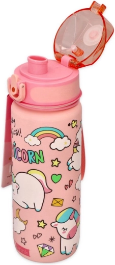 iTotal sticlă pentru băut din Tritan 750 ml unicorni - 1 bucată