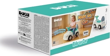 DOLU mașinuță de împins și vehicul de echilibru 2în1 albă